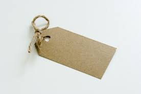 Etiqueta papel craft